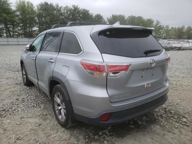 Photo 3 from auction – 2014 TOYOTA HIGHLANDER with VIN 5TDBKRFH9ES018327