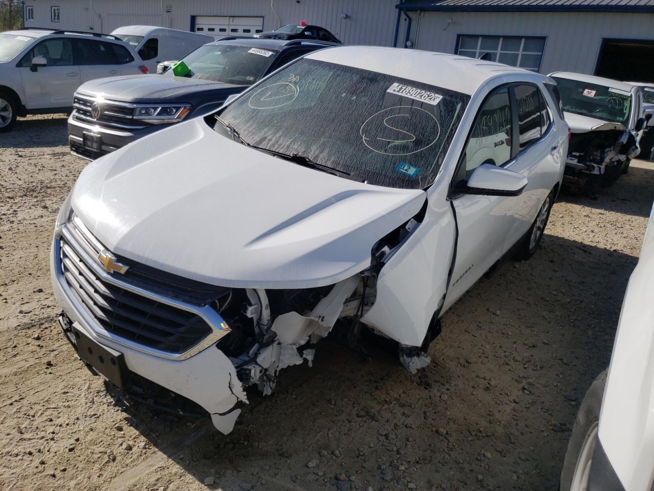 Photo 2 from auction – 2021 CHEVROLET EQUINOX LT with VIN 3GNAXTEV7MS122575