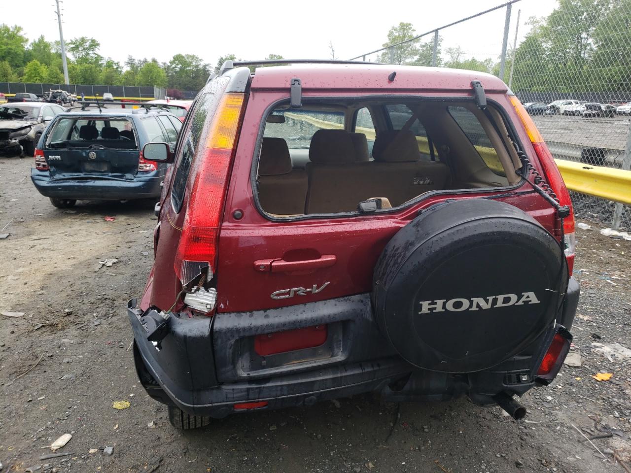 Photo 9 from auction – 2004 HONDA CR-V EX with VIN SHSRD78894U254448