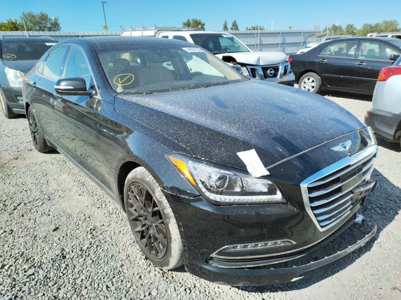 Photo 1 from auction – 2017 GENESIS G80 BASE with VIN KMHGN4JE9HU181195