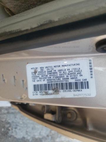 Photo 10 from auction – 2003 TOYOTA COROLLA CE with VIN 1NXBR32E83Z037301