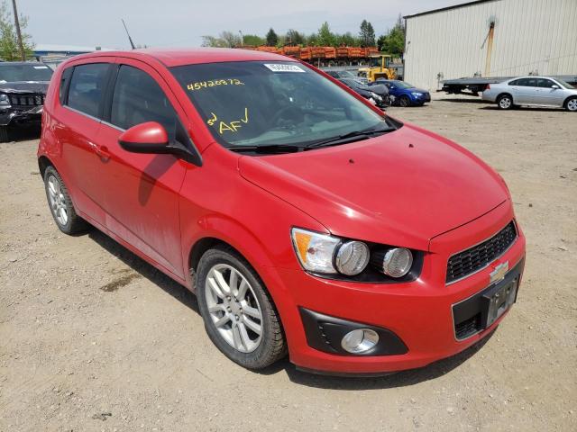 CHEVROLET SONIC LT 2013 with VIN 1G1JC6SHXD4105928 - Photo from auction
