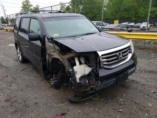 HONDA PILOT EXL 2014 with VIN 5FNYF4H57EB024927 - Photo from auction