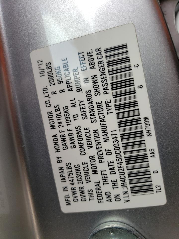 Photo 10 from auction – 2013 ACURA TSX with VIN JH4CU2F45DC003471