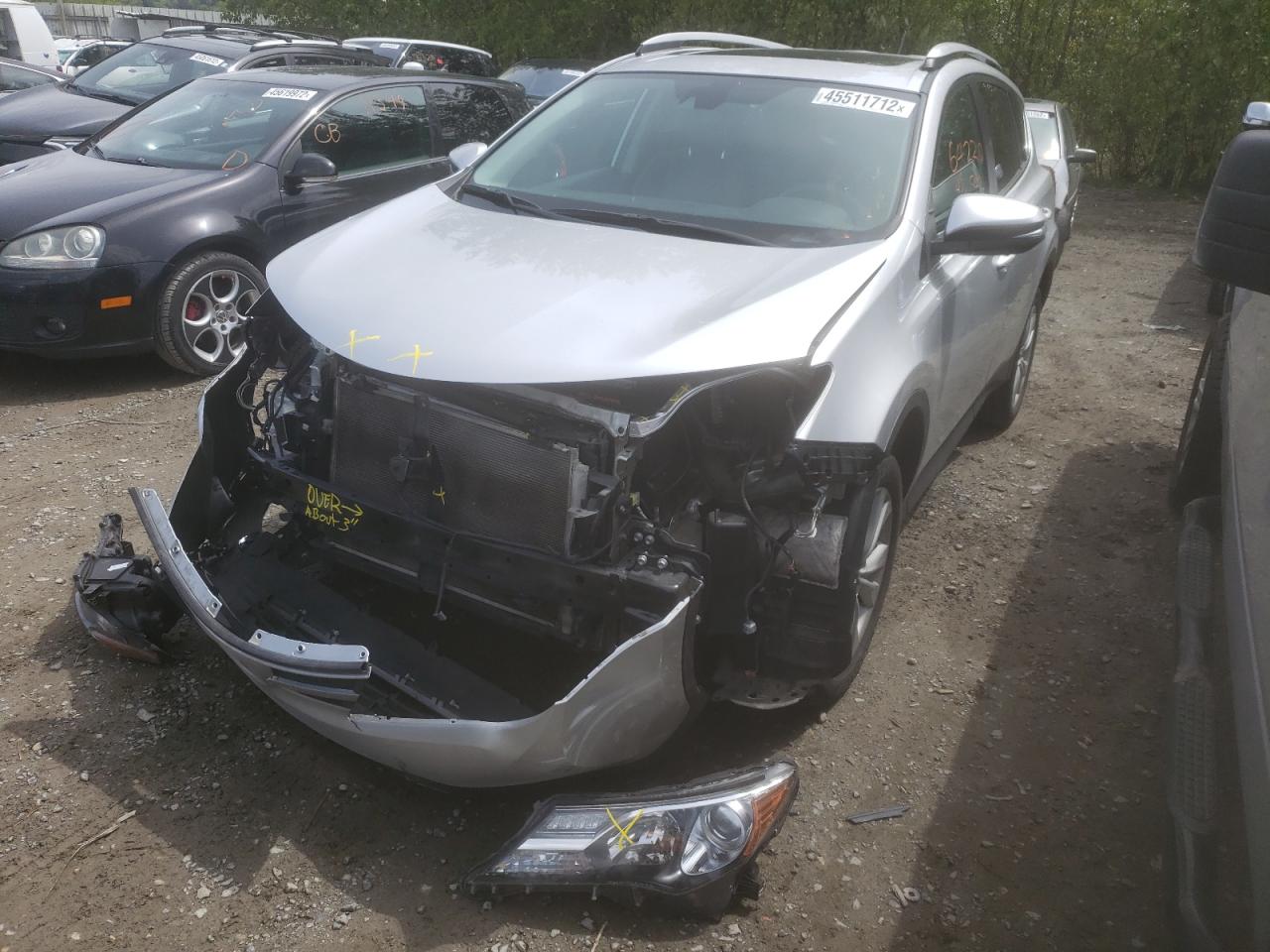 Photo 2 from auction – 2015 TOYOTA RAV4 LIMIT with VIN 2T3DFREV2FW404530