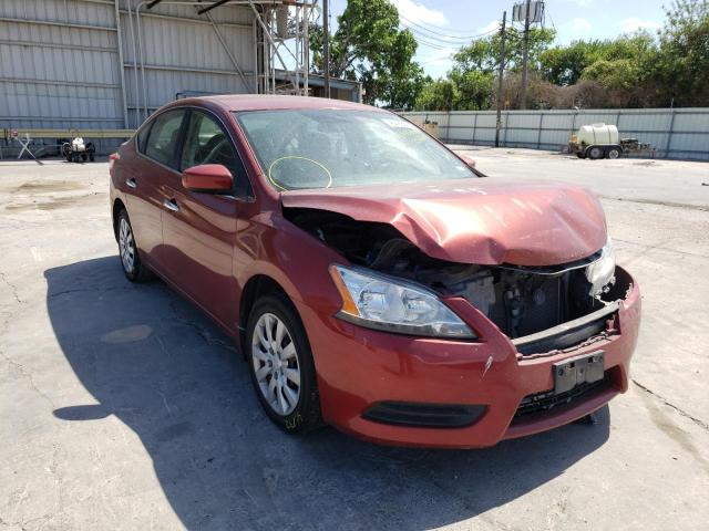 NISSAN SENTRA S 2015 with VIN 3N1AB7AP7FY258665 - Photo from auction