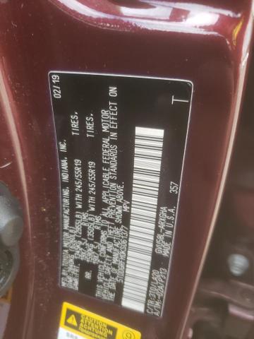 Photo 10 from auction – 2019 TOYOTA HIGHLANDER with VIN 5TDDGRFH0KS061377
