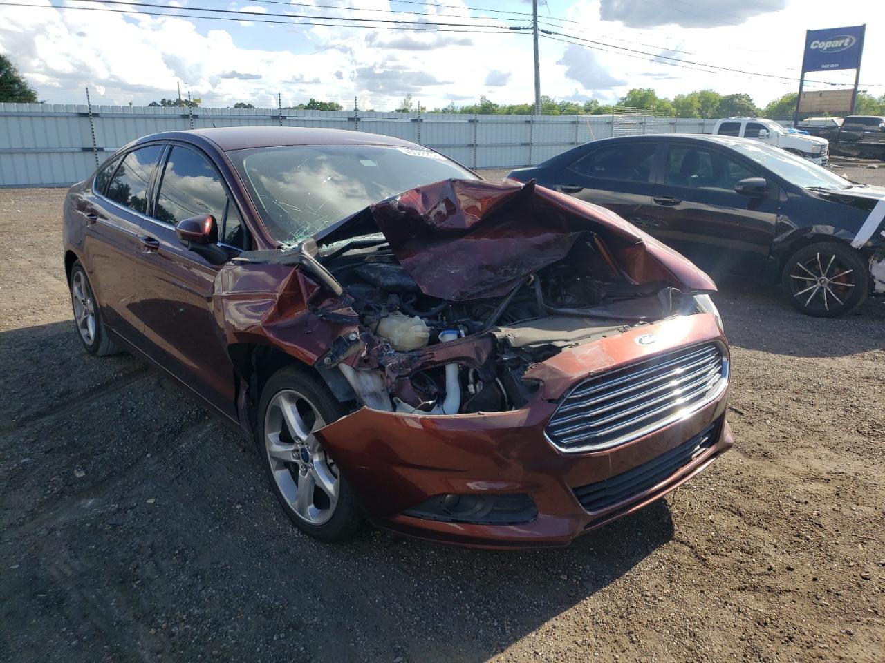 Photo 1 from auction – 2016 FORD FUSION S with VIN 3FA6P0G70GR338376