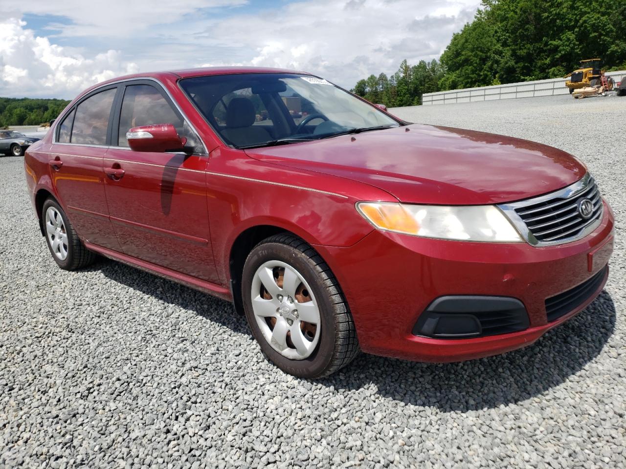 KIA OPTIMA LX 2009 with VIN KNAGE228595326453 - Photo from auction