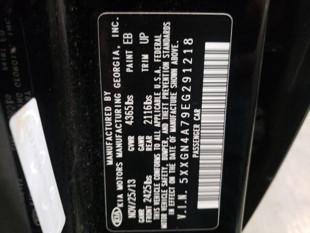 Foto 10 de la subasta – 2014 KIA OPTIMA EX con VIN 5XXGN4A79EG291218