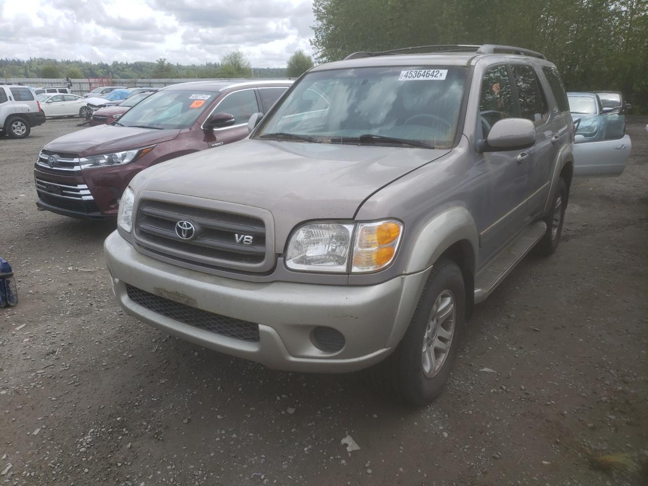 Photo 2 from auction – 2001 TOYOTA SEQUOIA SR with VIN 5TDBT44A71S028421