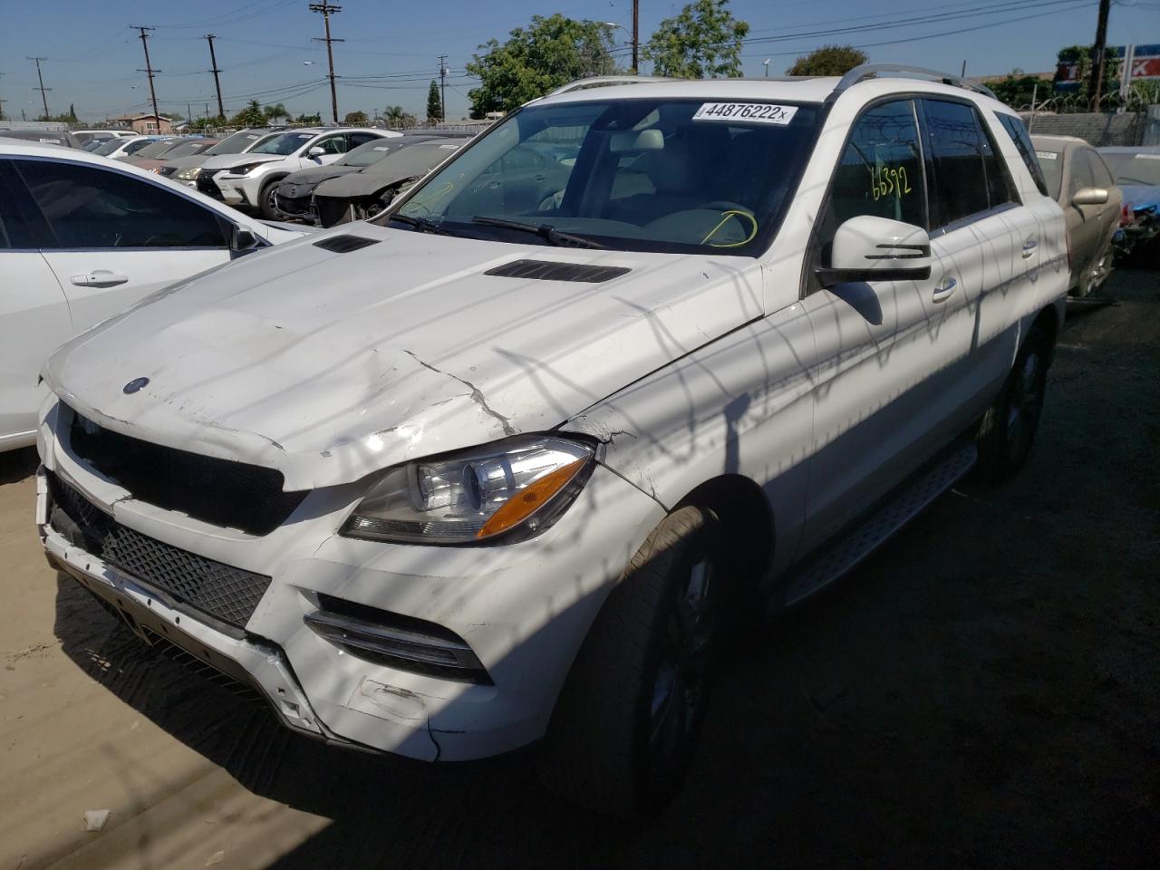 Photo 2 from auction – 2015 MERCEDES-BENZ ML 350 with VIN 4JGDA5JB3FA455967