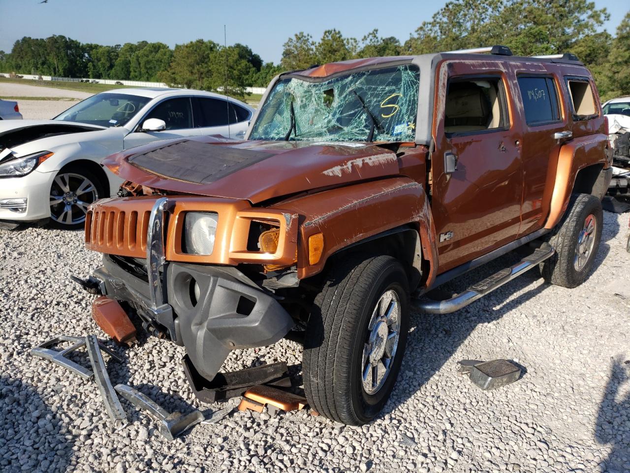 Photo 2 from auction – 2007 HUMMER H3 with VIN 5GTDN13E678137724