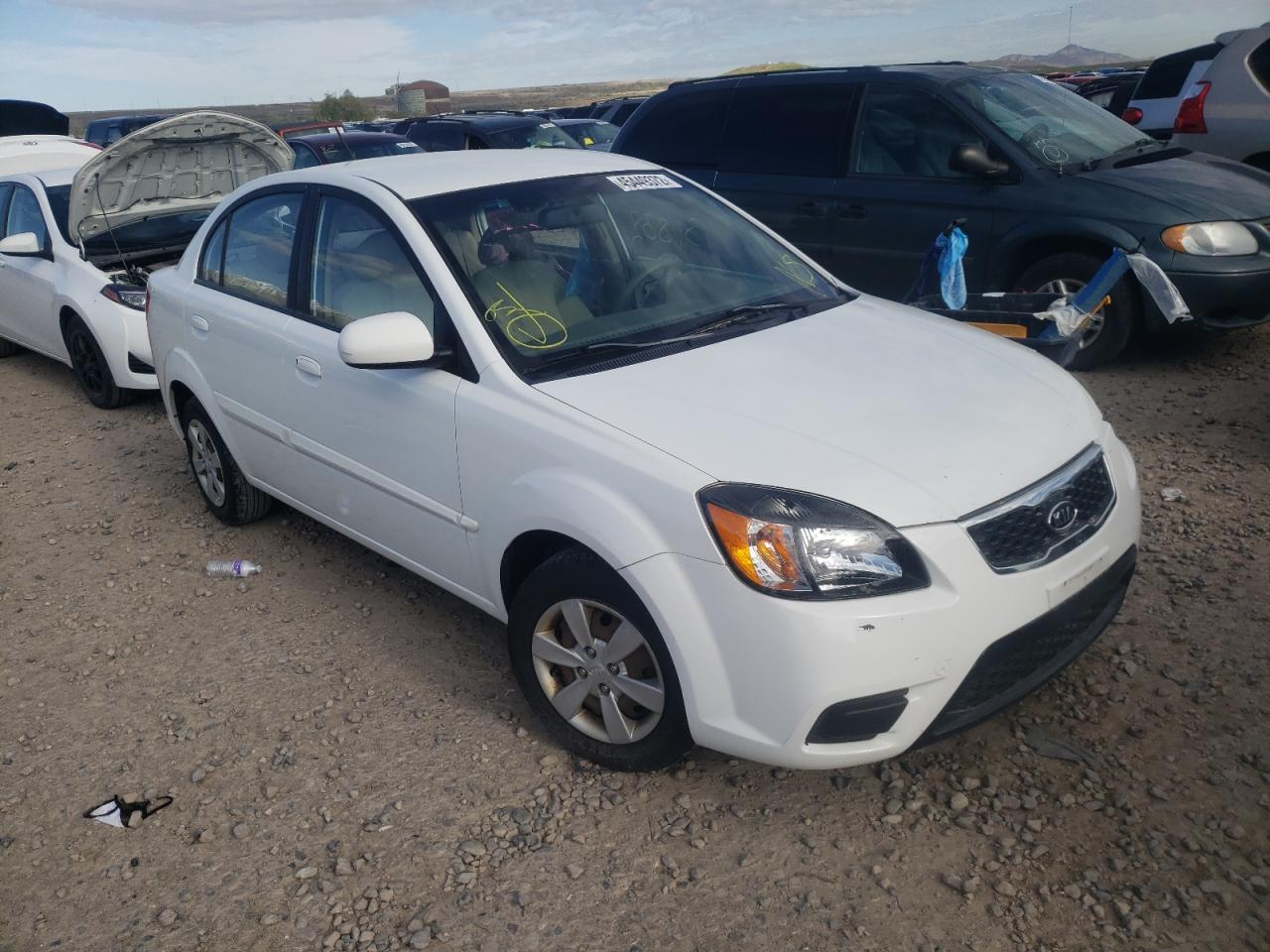 KIA RIO LX 2010 with VIN KNADH4A36A6601256 - Photo from auction