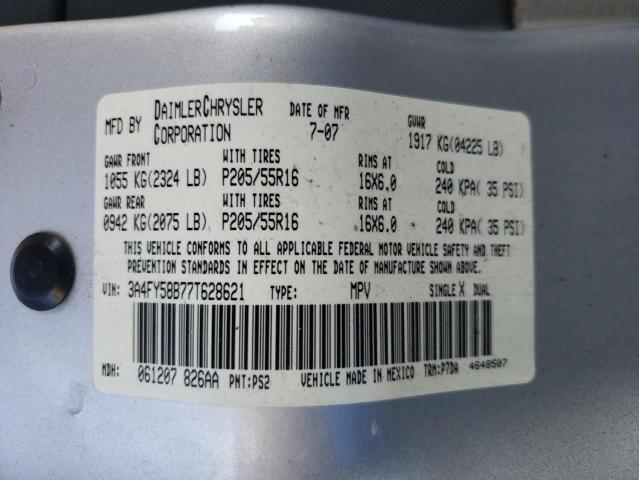 Photo 10 from auction – 2007 CHRYSLER PT CRUISER with VIN 3A4FY58B77T628621