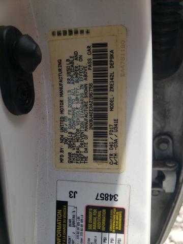 Photo 10 from auction – 2010 TOYOTA COROLLA BA with VIN 1NXBU4EE3AZ196756