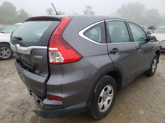 Photo 4 from auction – 2016 HONDA CR-V LX with VIN 2HKRM4H38GH655361