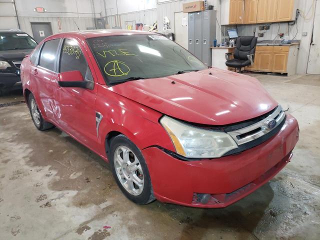 FORD FOCUS SE 2008 with VIN 1FAHP35N98W100679 - Photo from auction