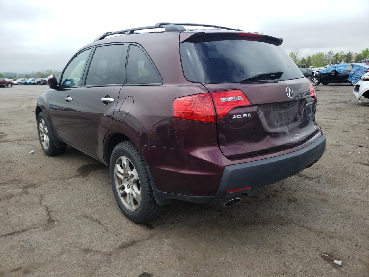 Photo 3 from auction – 2009 ACURA MDX with VIN 2HNYD28229H515089