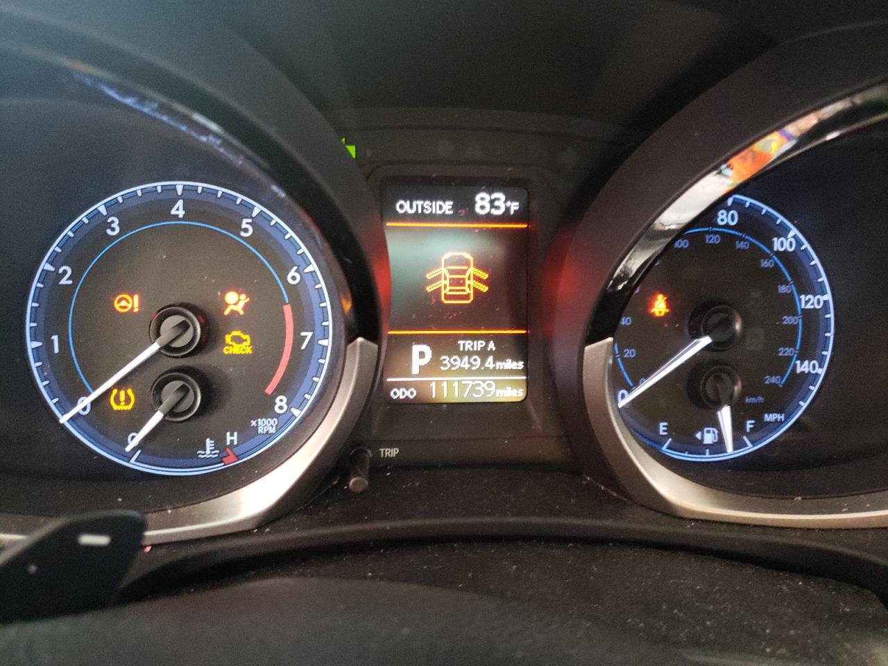 Photo 8 from auction – 2014 TOYOTA COROLLA L with VIN 2T1BURHE0EC011787