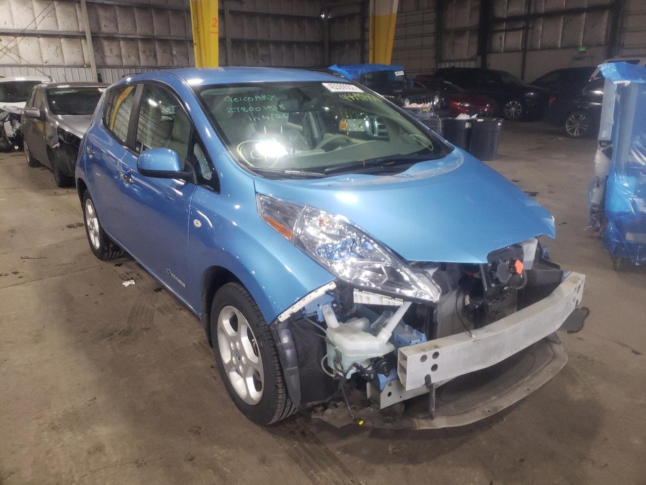Photo 1 from auction – 2011 NISSAN LEAF SV with VIN JN1AZ0CP4BT005872
