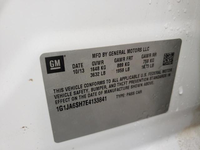 Photo 10 from auction – 2014 CHEVROLET SONIC LS with VIN 1G1JA6SH7E4133841