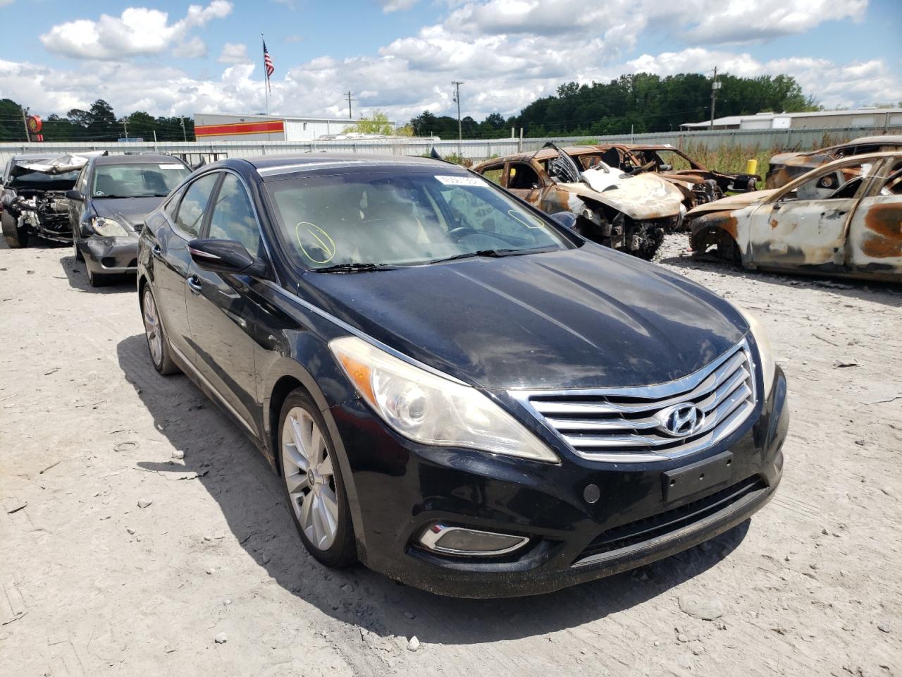 HYUNDAI AZERA GLS 2012 with VIN KMHFH4JG0CA145703 - Photo from auction