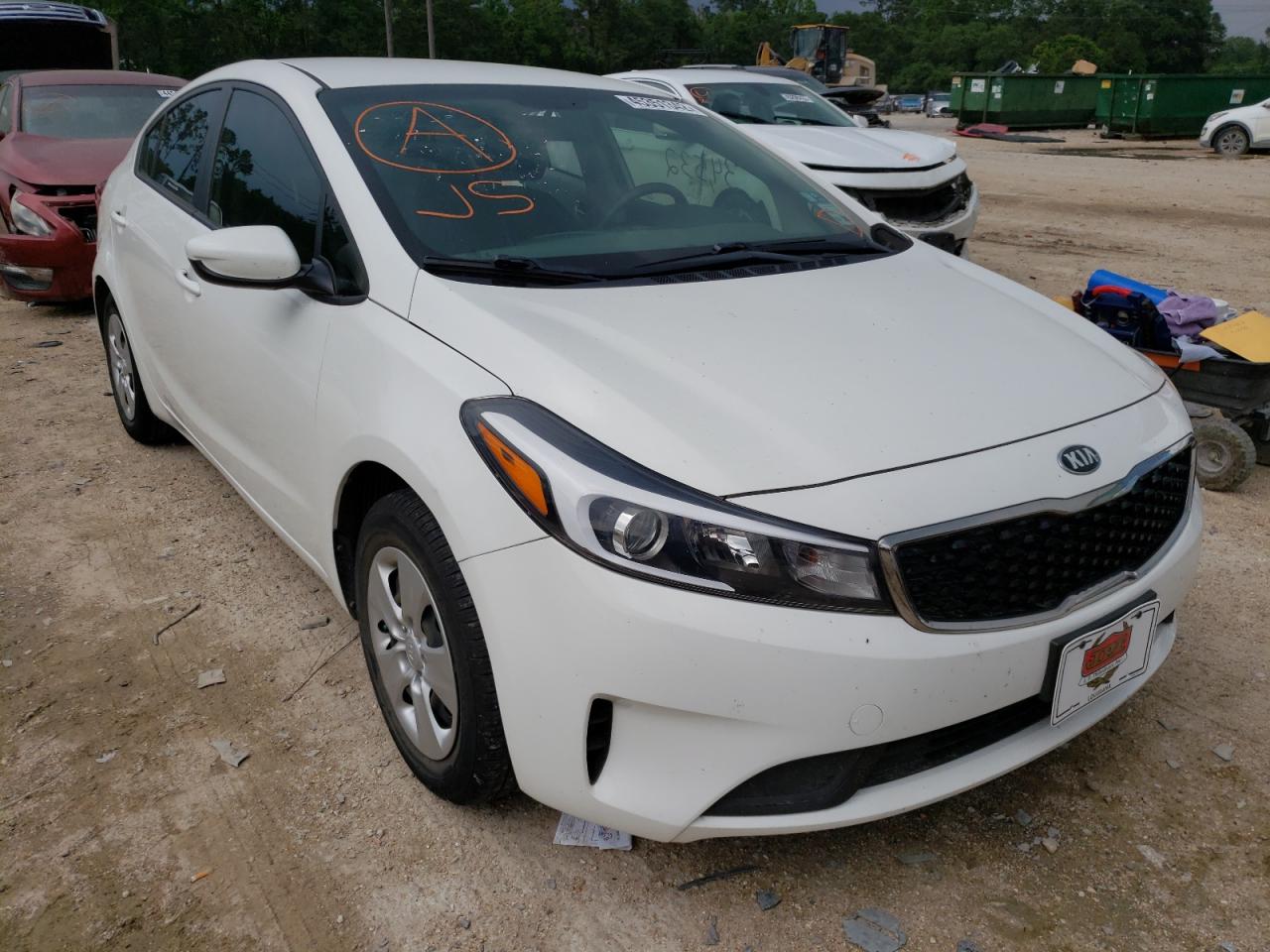 KIA FORTE LX 2017 with VIN 3KPFK4A73HE079979 - Photo from auction