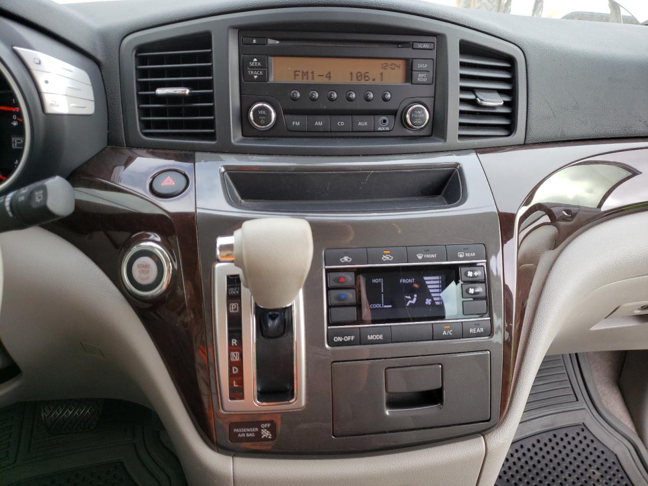 Photo 9 from auction – 2014 NISSAN QUEST S with VIN JN8AE2KP9E9106580