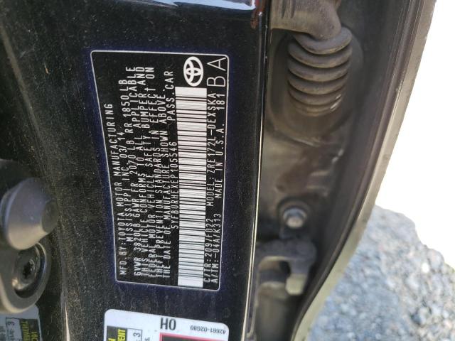Foto 10 de la subasta – 2014 TOYOTA COROLLA L con VIN 5YFBURHEXEP105546
