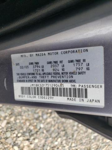 Photo 10 from auction – 2005 MAZDA 3 I with VIN JM1BK32F751290485