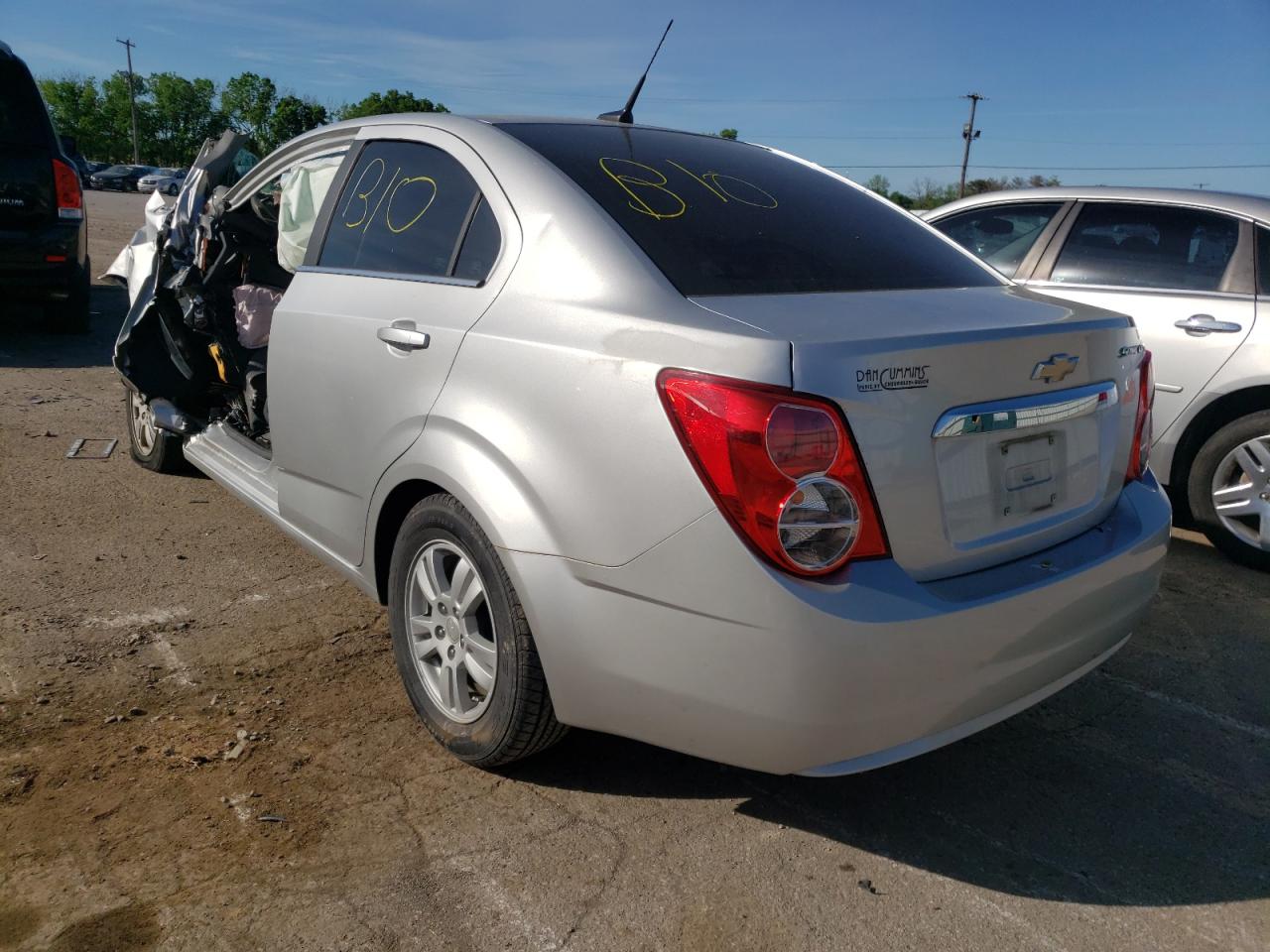 Photo 3 from auction – 2013 CHEVROLET SONIC LT with VIN 1G1JC5SH0D4257114