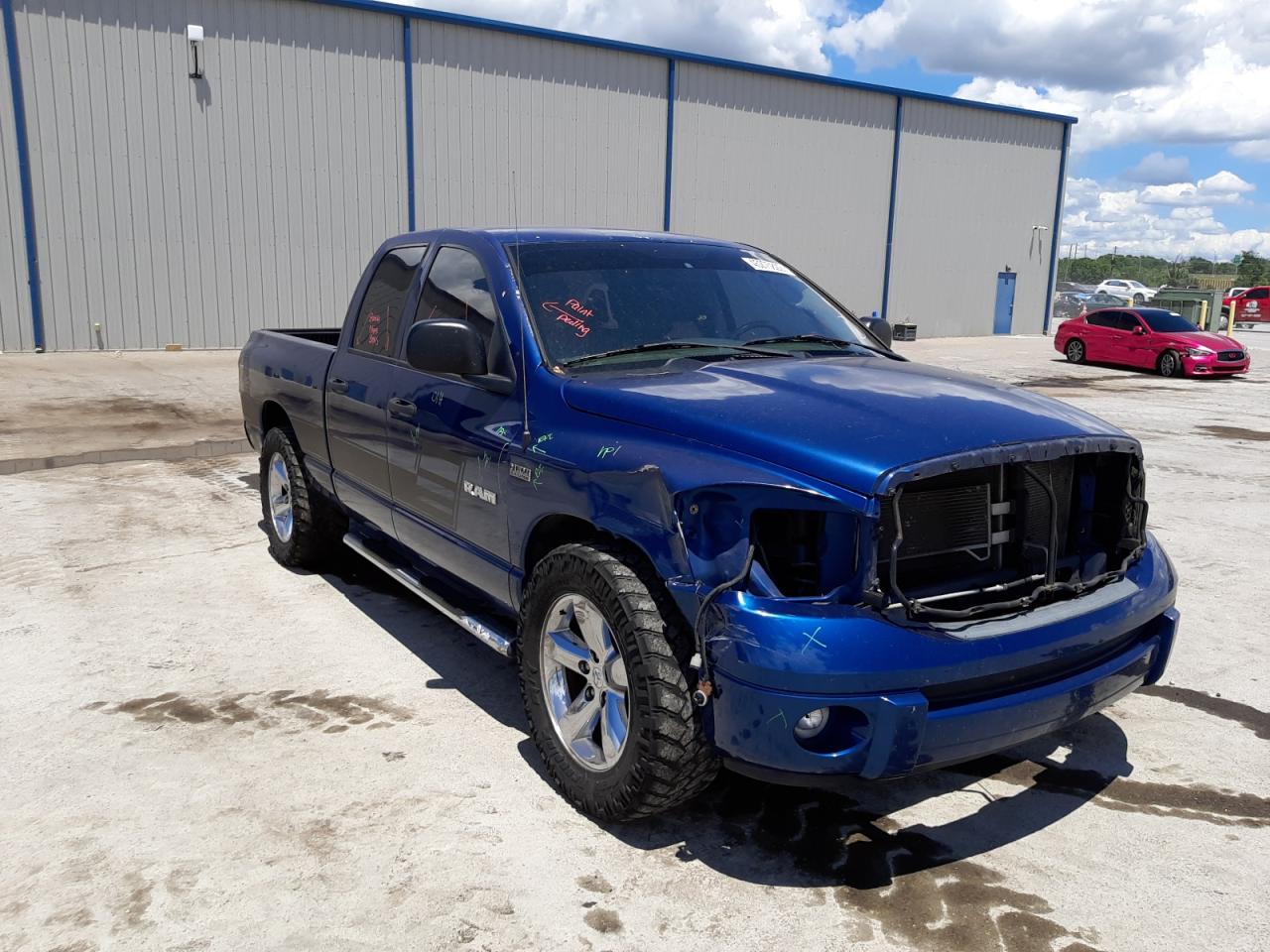 DODGE RAM 1500 S 2008 with VIN 1D7HA182X8J242107 - Photo from auction