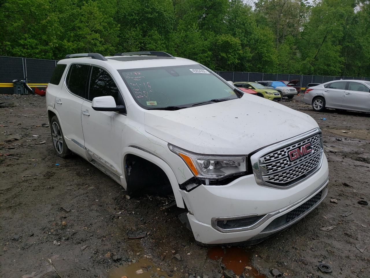 GMC ACADIA DEN 2017 with VIN 1GKKNPLS0HZ172900 - Photo from auction