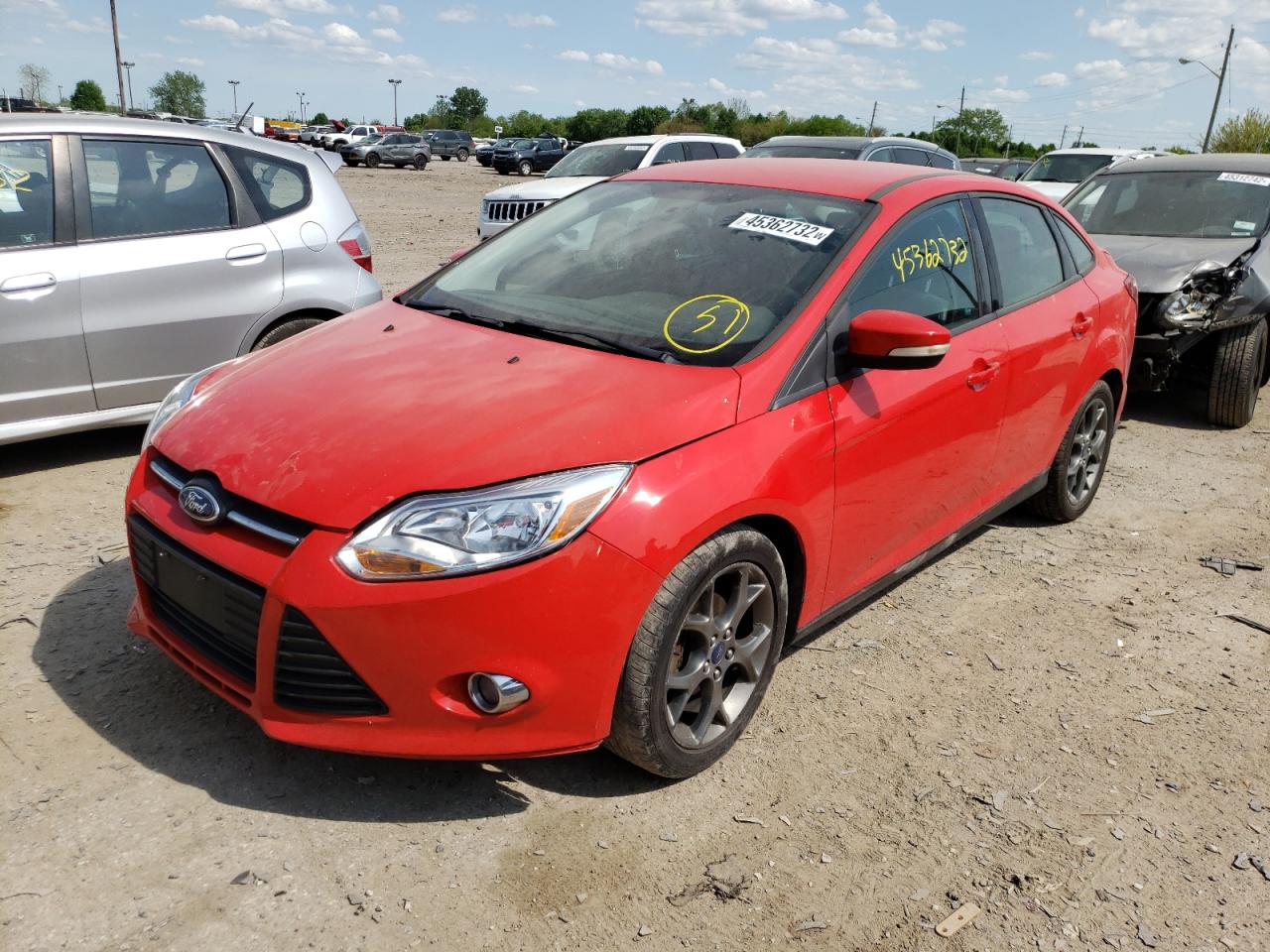 Photo 2 from auction – 2013 FORD FOCUS SE with VIN 1FADP3F29DL153509