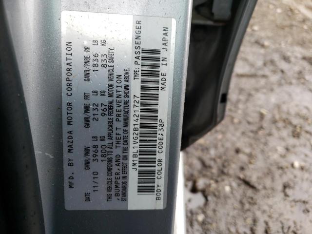 Photo 10 from auction – 2011 MAZDA 3 I with VIN JM1BL1VG2B1421727
