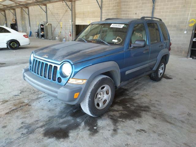 Photo 2 from auction – 2005 JEEP LIBERTY SP with VIN 1J4GK48K05W537262