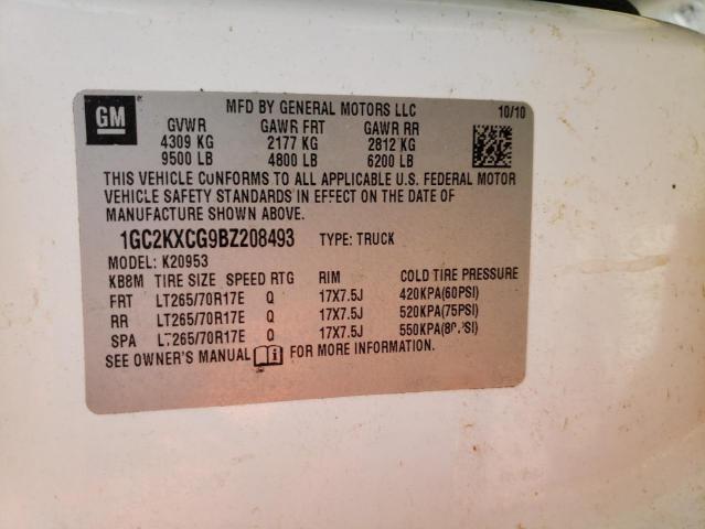 Photo 10 from auction – 2011 CHEVROLET SILVERADO with VIN 1GC2KXCG9BZ208493