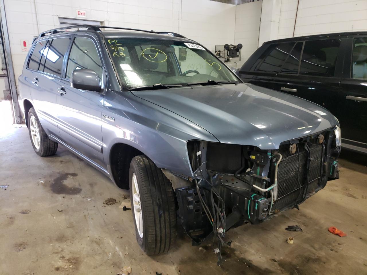 TOYOTA HIGHLANDER 2007 with VIN JTEEW21A170034719 - Photo from auction