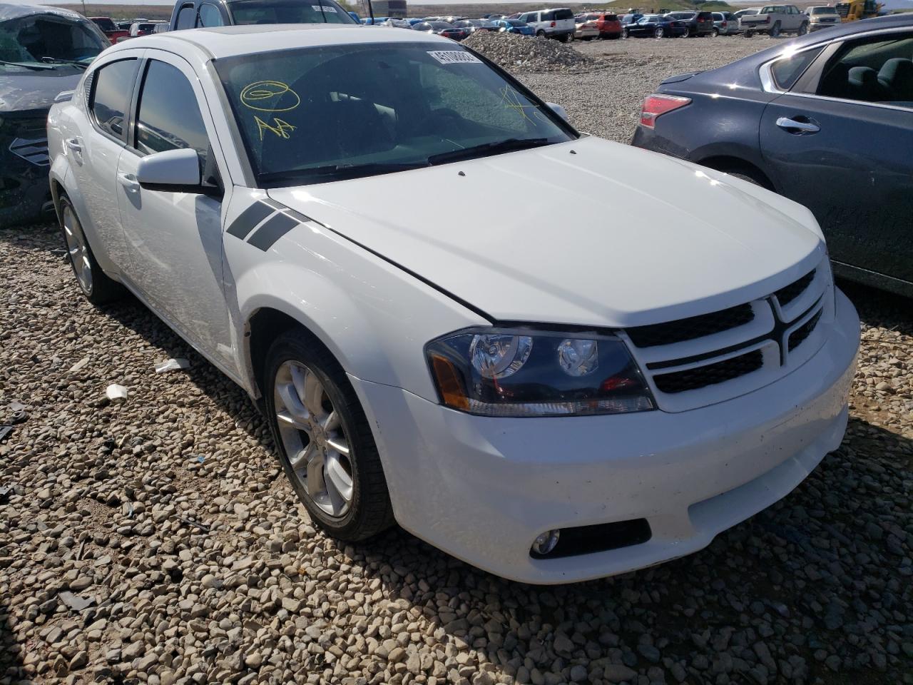 DODGE AVENGER R/ 2013 with VIN 1C3CDZBG0DN620523 - Photo from auction