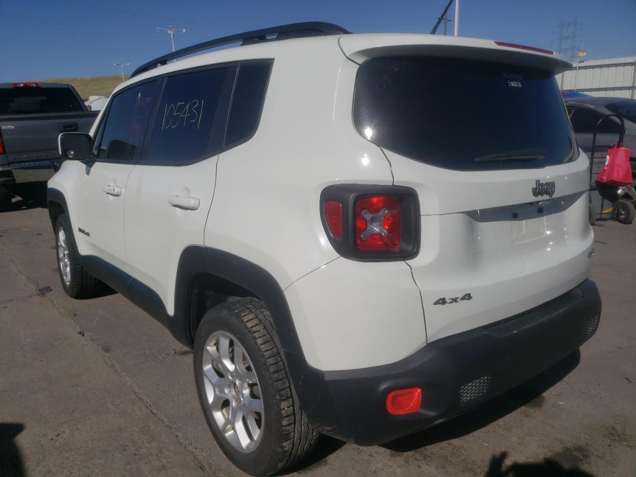 Photo 3 from auction – 2016 JEEP RENEGADE L with VIN ZACCJBBT2GPC64788