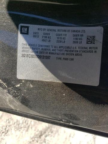 Photo 10 from auction – 2013 CHEVROLET CAMARO LT with VIN 2G1FC3D37D9131597