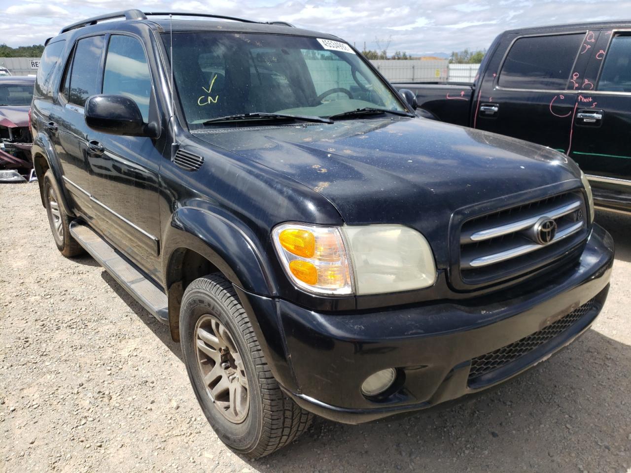 TOYOTA SEQUOIA LI 2002 with VIN 5TDZT38A92S090066 - Photo from auction