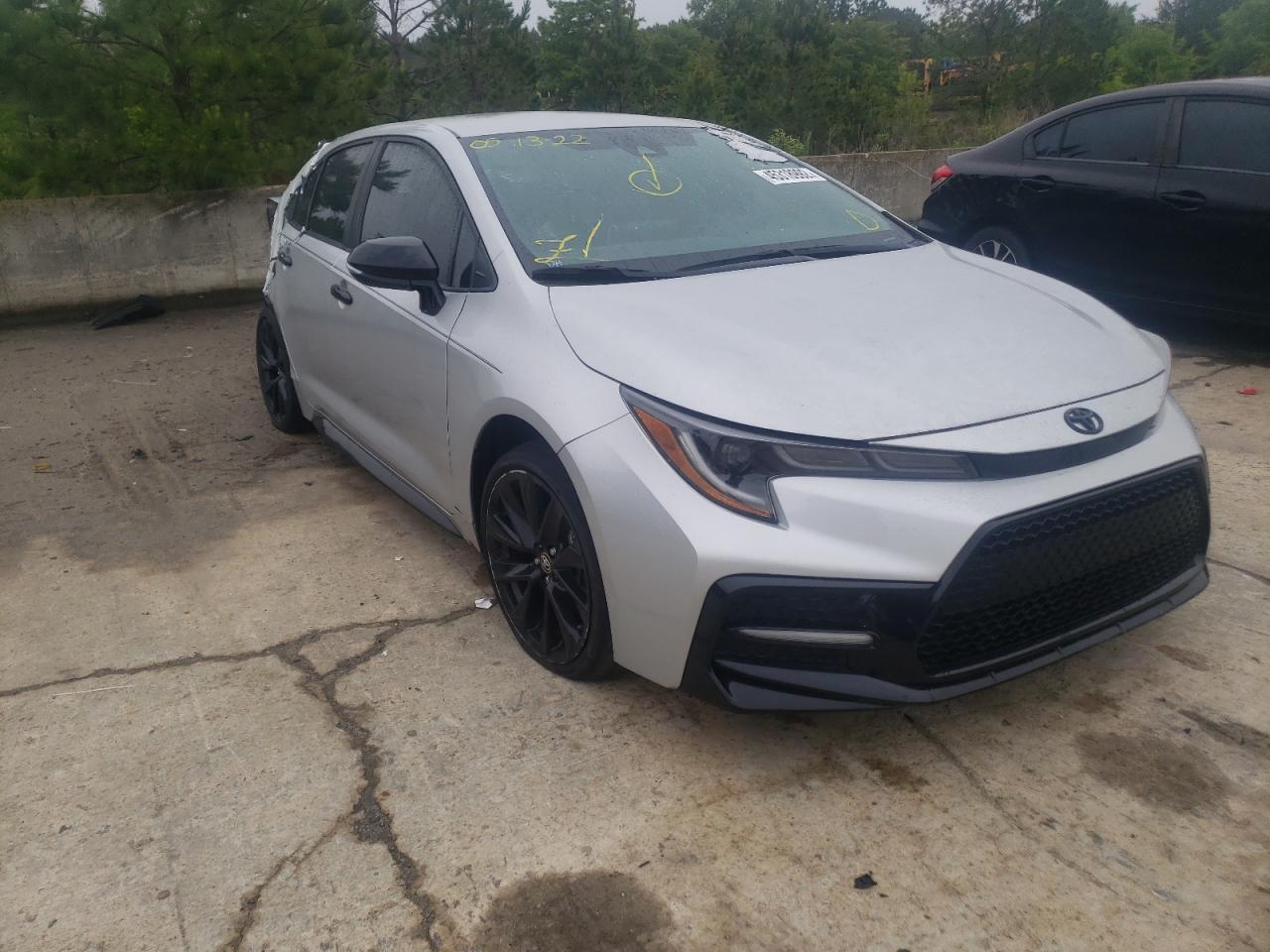 TOYOTA COROLLA SE 2020 with VIN 5YFS4RCE2LP032063 - Photo from auction