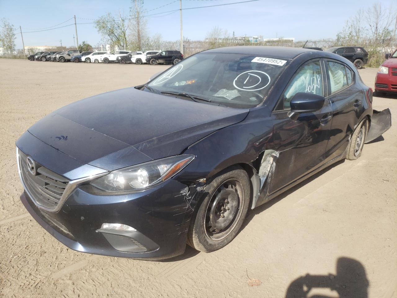 Photo 2 from auction – 2015 MAZDA 3 SPORT with VIN 3MZBM1K70FM130019