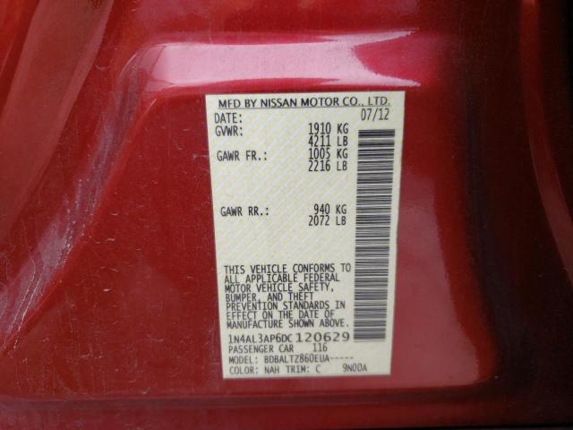 Photo 10 from auction – 2013 NISSAN ALTIMA 2.5 with VIN 1N4AL3AP6DC120629