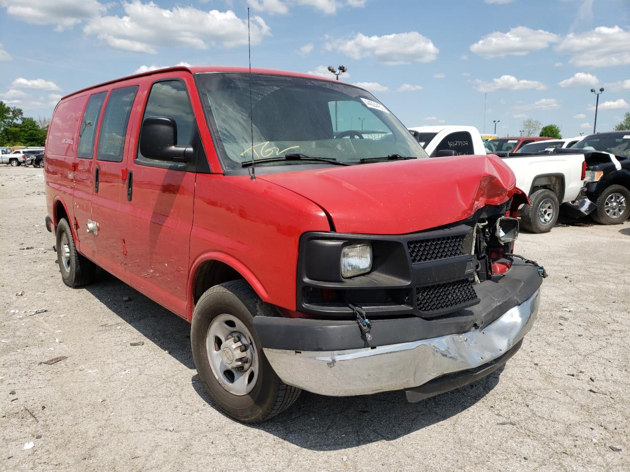CHEVROLET EXPRESS G2 2013 with VIN 1GCWGFCA4D1151243 - Photo from auction