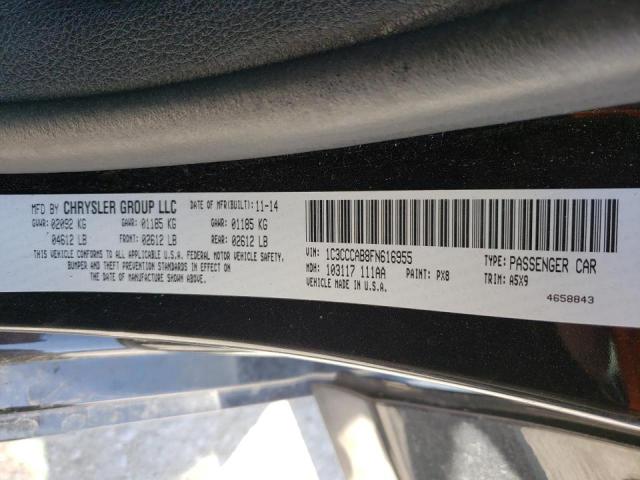 Photo 10 from auction – 2015 CHRYSLER 200 LIMITE with VIN 1C3CCCAB8FN616955