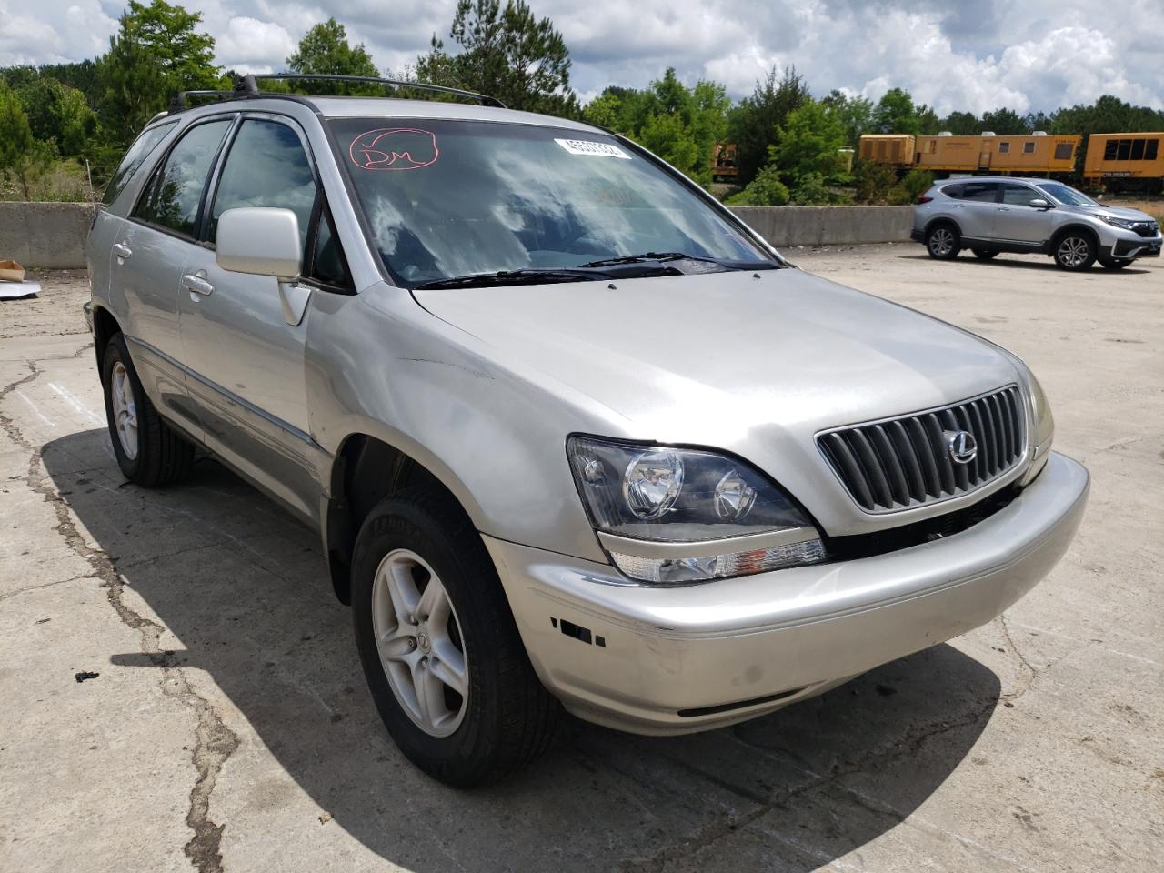 LEXUS RX 300 1999 with VIN JT6GF10U5X0037410 - Photo from auction