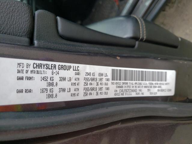 Photo 10 from auction – 2014 JEEP GRAND CHER with VIN 1C4RJFBG7EC546463